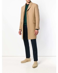 Мужской темно-зеленый свитер с круглым вырезом от Roberto Collina