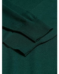 Мужской темно-зеленый свитер с круглым вырезом от Dolce & Gabbana