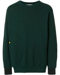 Мужской темно-зеленый свитер с круглым вырезом от Marni