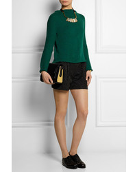 Женский темно-зеленый свитер с круглым вырезом от Marni