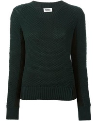 Женский темно-зеленый свитер с круглым вырезом от Sonia Rykiel