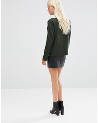 Женский темно-зеленый свитер от Minimum