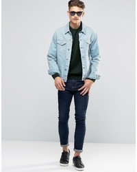 Мужской темно-зеленый свитер от French Connection