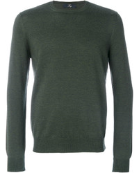 Мужской темно-зеленый свитер от Fay