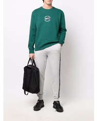 Мужской темно-зеленый свитшот с принтом от Tommy Jeans