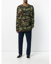 Женский темно-зеленый свитшот от Faith Connexion