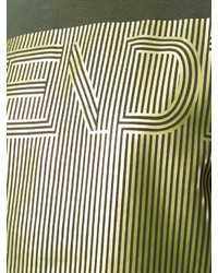 Женский темно-зеленый свитшот от Fendi