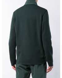 Мужской темно-зеленый стеганый бомбер от Aztech Mountain