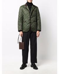 Мужской темно-зеленый стеганый пиджак от Barbour