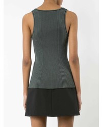 Темно-зеленый топ без рукавов от Misha Nonoo