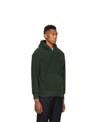Мужской темно-зеленый флисовый худи от Harmony