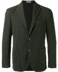 Мужской темно-зеленый хлопковый пиджак от Boglioli