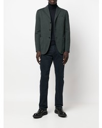Мужской темно-зеленый хлопковый пиджак от Boglioli