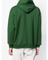 Мужской темно-зеленый худи с принтом от Diesel