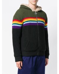 Мужской темно-зеленый худи с принтом от Gcds