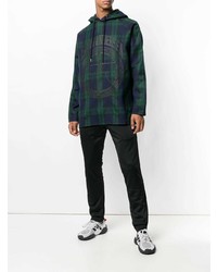 Мужской темно-зеленый худи с принтом от Astrid Andersen