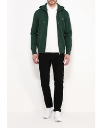 Мужской темно-зеленый худи от Fred Perry