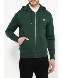 Мужской темно-зеленый худи от Fred Perry