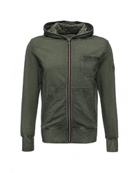 Мужской темно-зеленый худи от Gas