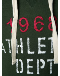 Мужской темно-зеленый худи от Sun 68