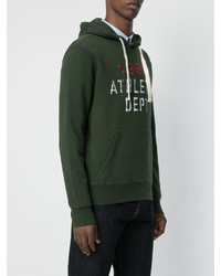 Мужской темно-зеленый худи от Sun 68