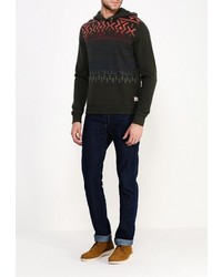 Мужской темно-зеленый худи от Jack &amp; Jones