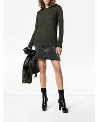 Женский темно-зеленый худи от R13