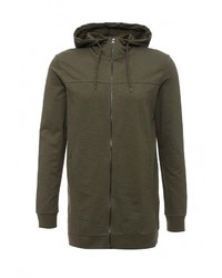 Мужской темно-зеленый худи