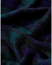 Женский темно-зеленый шарф в шотландскую клетку от Asos
