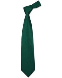 Темно-зеленый шелковый галстук
