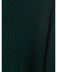 Женский темно-зеленый шелковый свитер от Proenza Schouler
