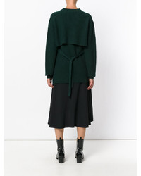 Женский темно-зеленый шелковый свитер от Proenza Schouler