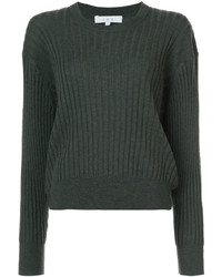 Женский темно-зеленый шерстяной вязаный свитер от IRO