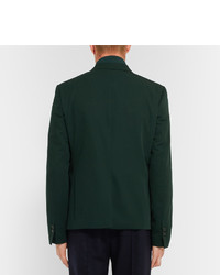 Мужской темно-зеленый шерстяной пиджак от Marni