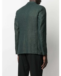 Мужской темно-зеленый шерстяной пиджак от Tagliatore