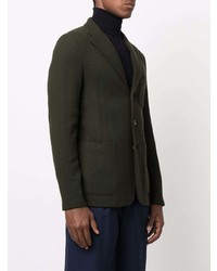 Мужской темно-зеленый шерстяной пиджак от Barena