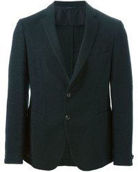 Мужской темно-зеленый шерстяной пиджак от Tonello