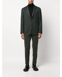 Мужской темно-зеленый шерстяной пиджак от Boglioli