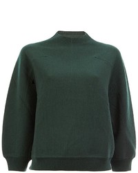 Женский темно-зеленый шерстяной свитер от Marni