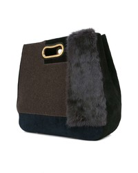 Мужская темно-коричневая большая сумка от Kolor