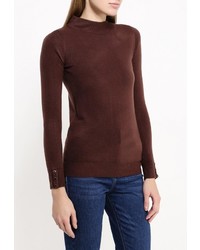Женская темно-коричневая водолазка от Bruebeck