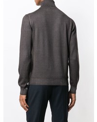 Мужская темно-коричневая водолазка от Tagliatore