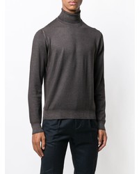 Мужская темно-коричневая водолазка от Tagliatore