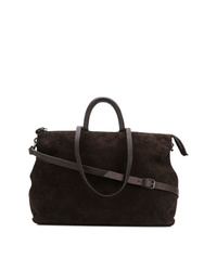 Женская темно-коричневая замшевая спортивная сумка от Marsèll