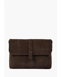 Темно-коричневая замшевая сумка через плечо от BB1