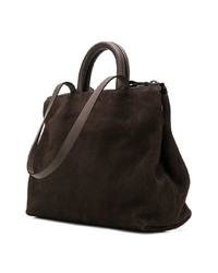 Темно-коричневая замшевая сумка через плечо от Marsèll