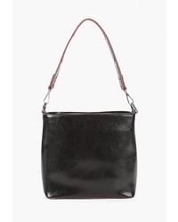 Темно-коричневая кожаная большая сумка от Bolso