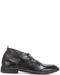 Мужская темно-коричневая кожаная обувь от Officine Creative