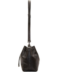 Темно-коричневая кожаная сумка-мешок от Proenza Schouler