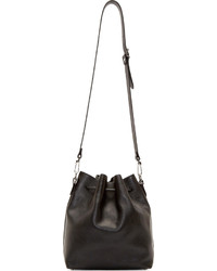 Темно-коричневая кожаная сумка-мешок от Proenza Schouler